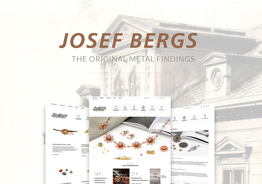 Neue Josef Bergs Website ist online