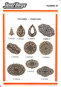 Filigree stampings