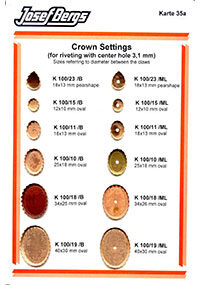 Prong Settings with rivet hole