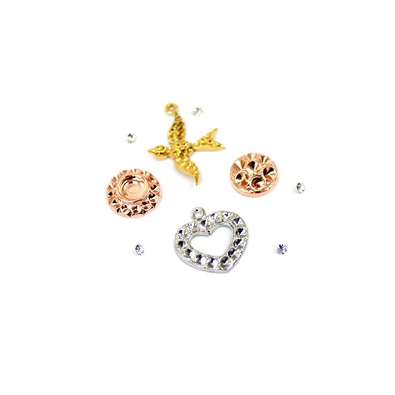 Rhinestone embossing