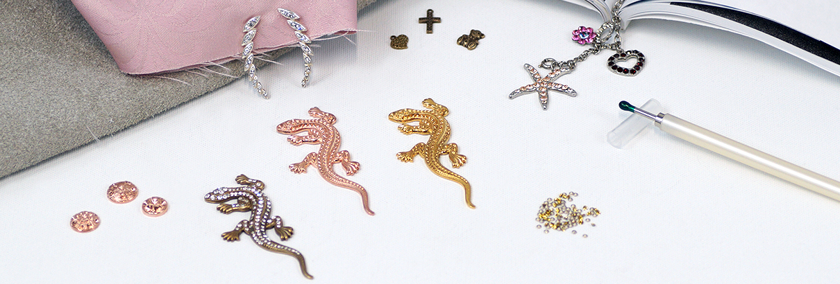 Rhinestone stampings